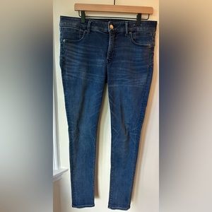 Express Stretch + Denim Perfect Lift Mid Rise Jean Leggigs size 12 Regular